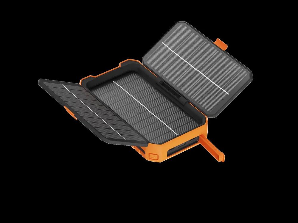 XTORM Solar Powerbank 20W PD, 10.000 mAh, spritzwassergeschützt, 5,1W Solarpanel