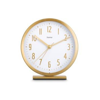 Hama Wecker "Skye", ohne Ticken, Gold