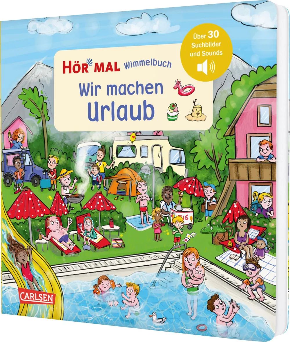 Carlsen Verlag GmbH Hör mal Wimmelbuch Wir machen Urlaub