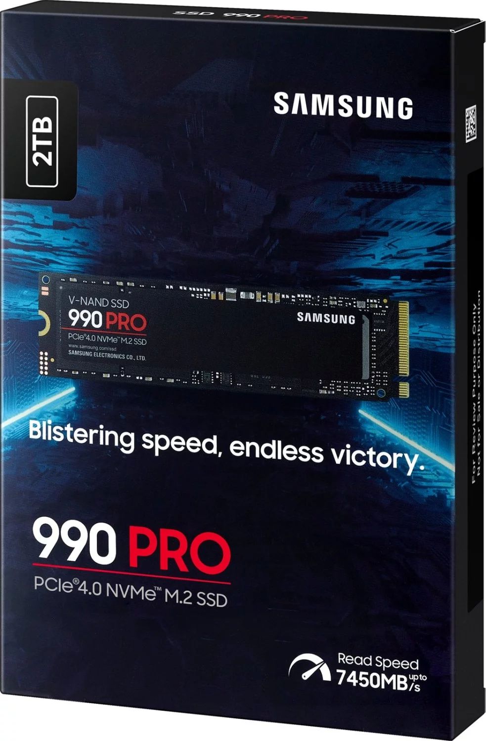 Samsung 990 PRO MZ-V9P2T0BW - SSD - verschlüsselt - 2 TB - intern - M.2 2280 - PCIe 4.0 x4 (NVMe)