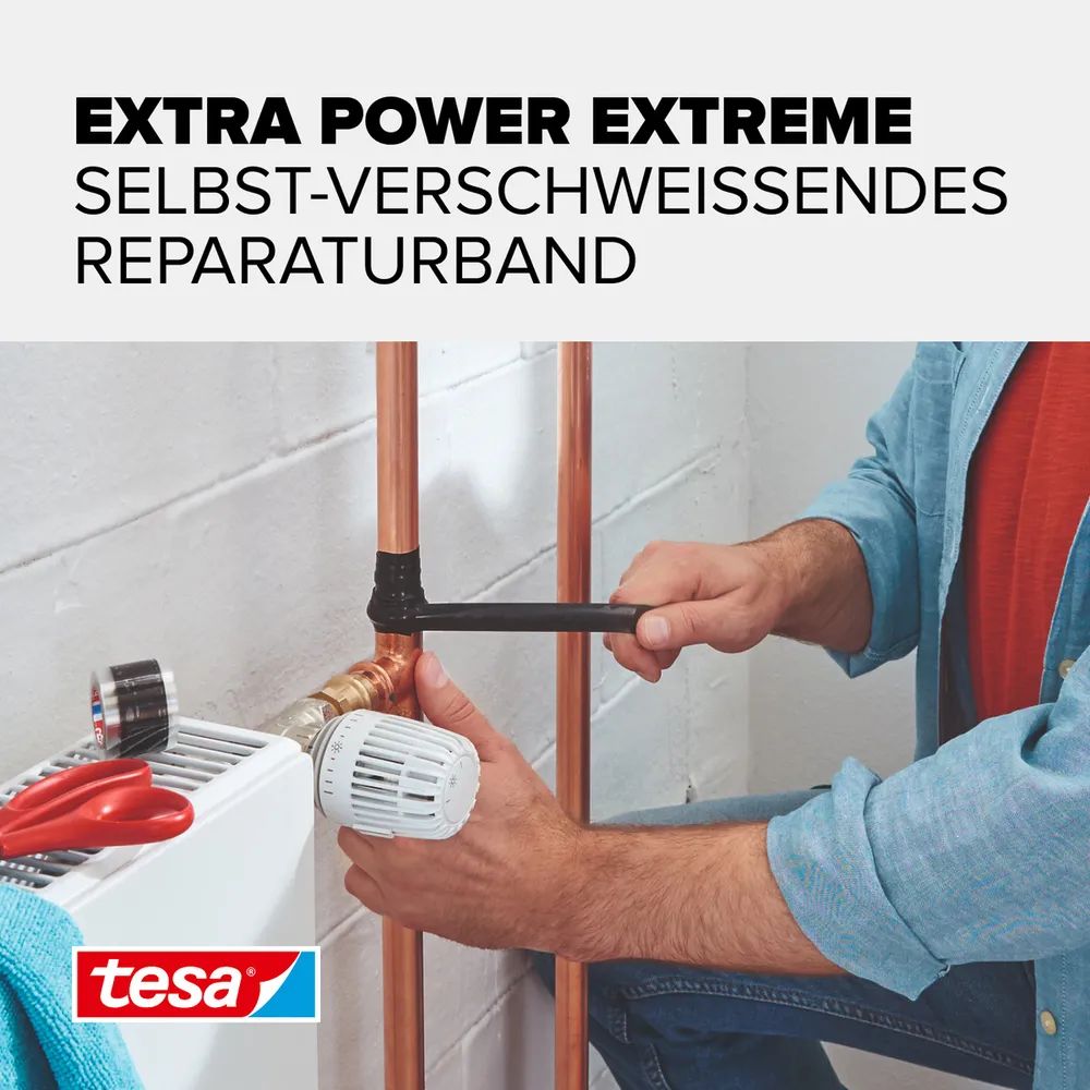 Tesa 56064-00001 - Schwarz - Reparatur - -60 °C - 260 °C - 2,5 m - 19 mm