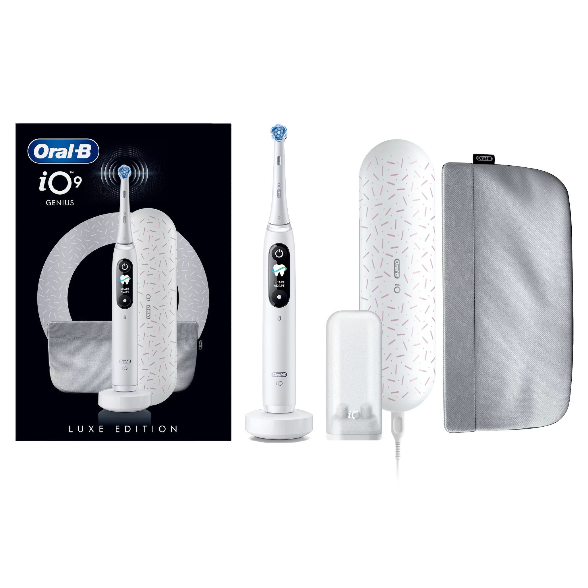 Oral-B iO Series 9, White Alabaster Luxe Edition