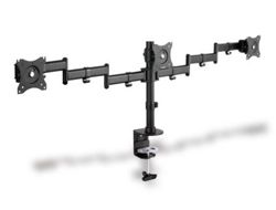 DIGITUS Dreifach Monitorhalter mit Klemmbefestigung