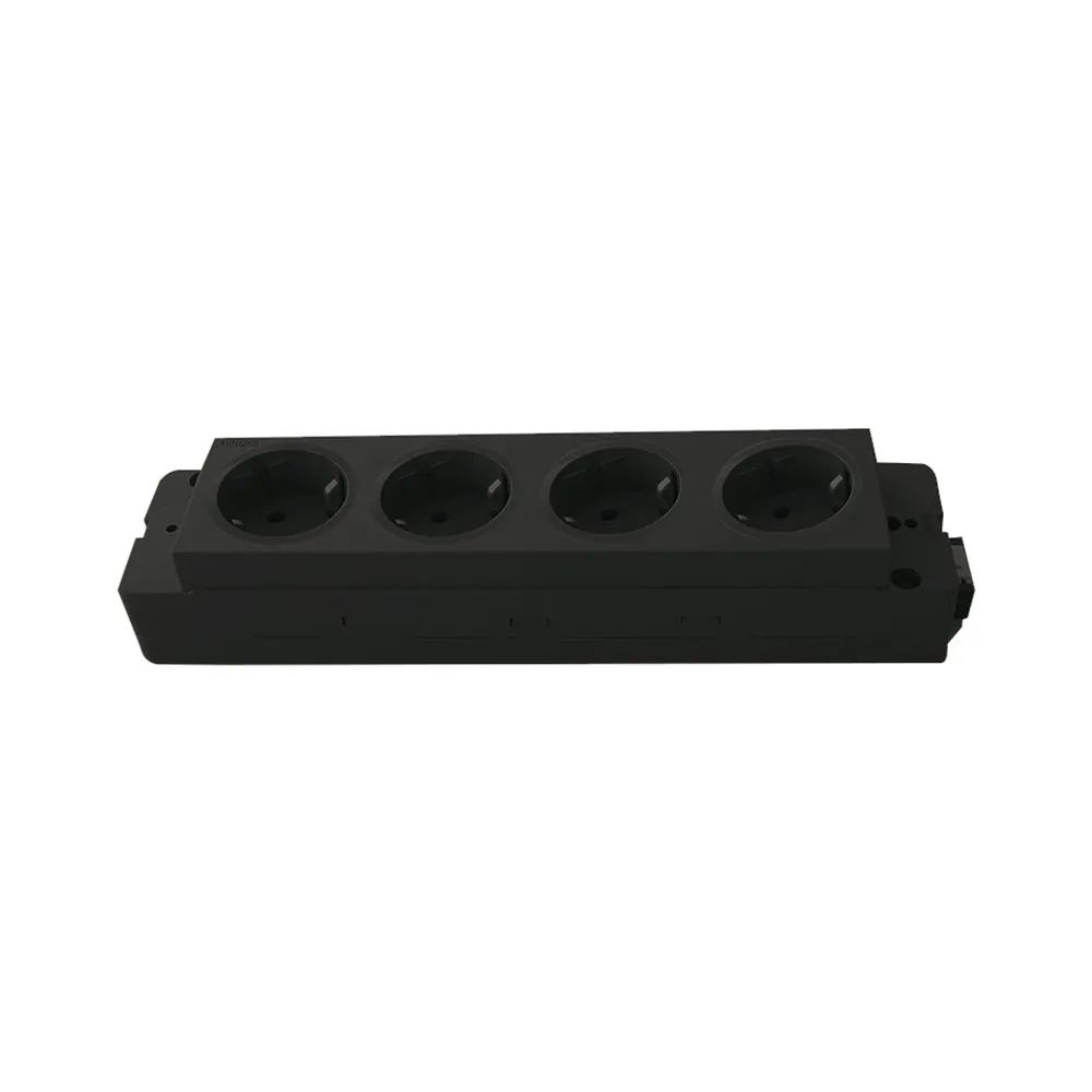 EVOline Steckdosenleiste EVOline Express 4 x Schuko, GST, schwarz