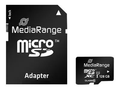 MEDIARANGE MR945 - Flash-Speicherkarte (microSDXC-an-SD-Adapter
