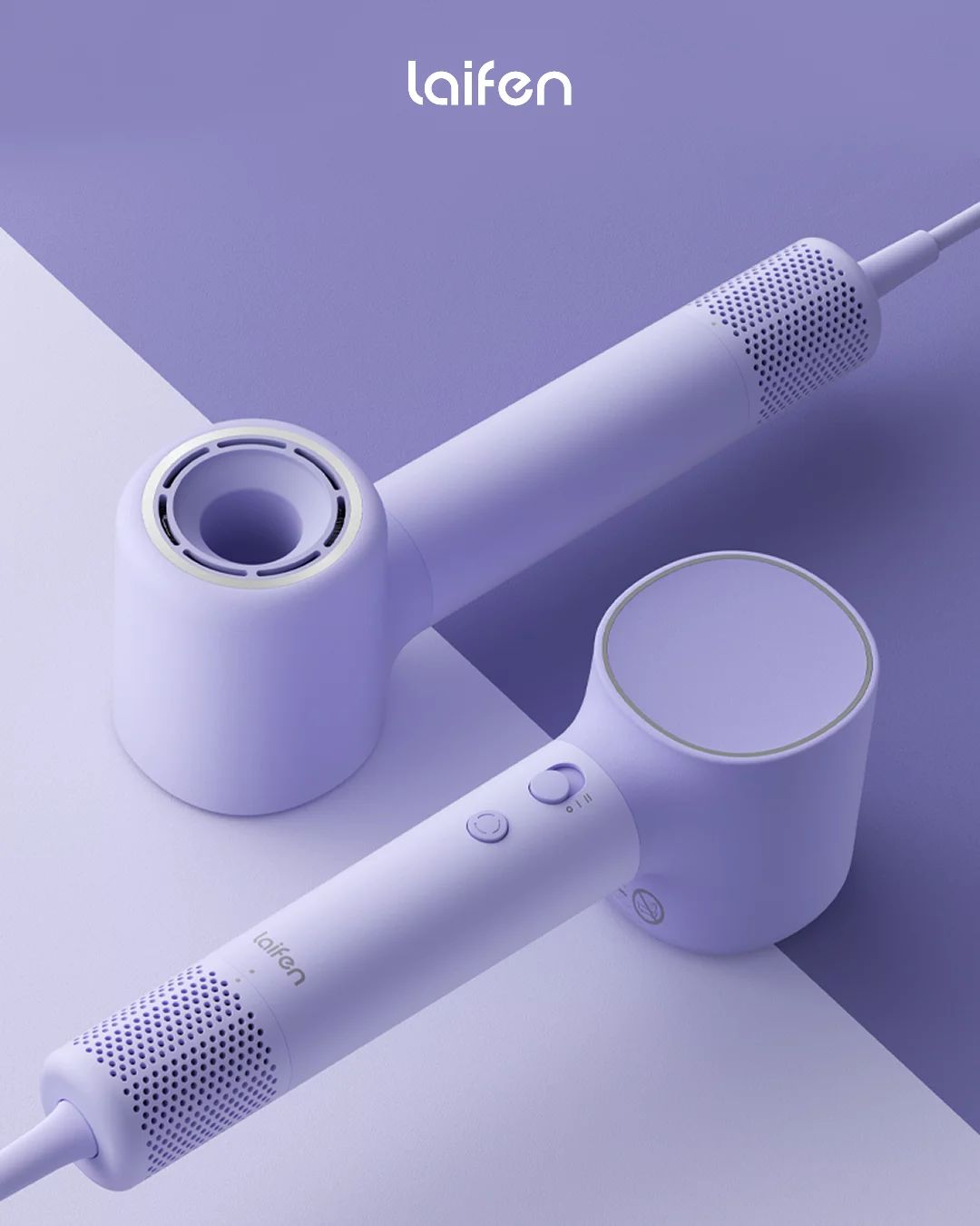 Laifen Neo High-Speed Hair Dryer inkl. Zubehörr - Pastel Purple