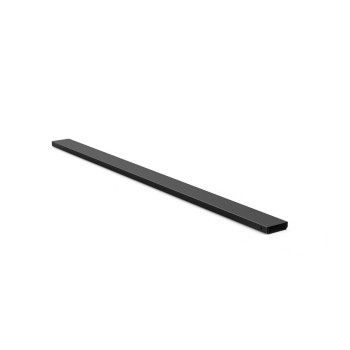 Hama Kabelkanal aus Metall, magnetisch, 90 x 5,6 x 1,6 cm, Schwarz