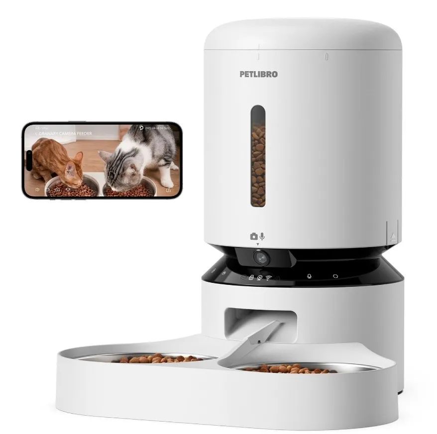 Bullboat PETLIBRO GRANARY CAMERA DUAL FOOD TRAY WHITE