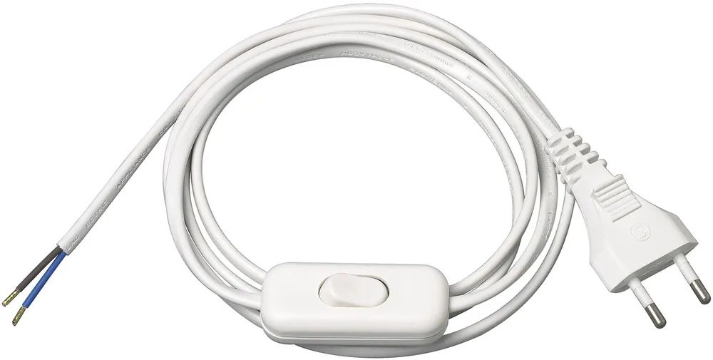 Brennenstuhl Anschlussleitung weiss Eurostecker