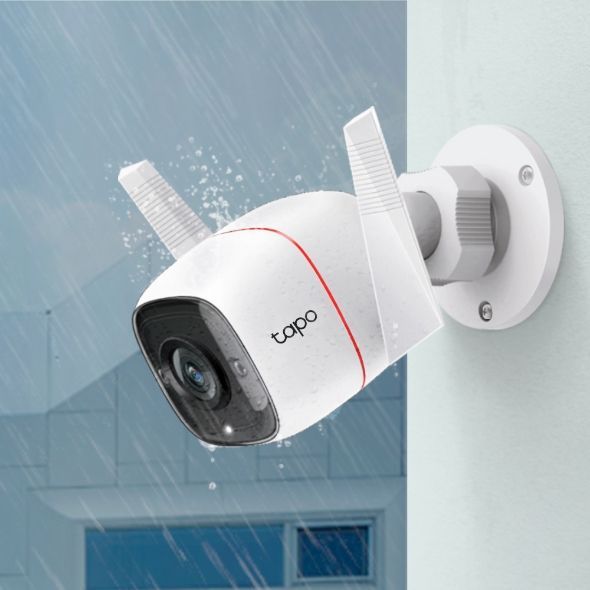 TP-LINK Tapo C310 - Netzwerk-Überwachungskamera - Außenbereich - staubgeschützt/wetterfest - Farbe (Tag&Nacht)