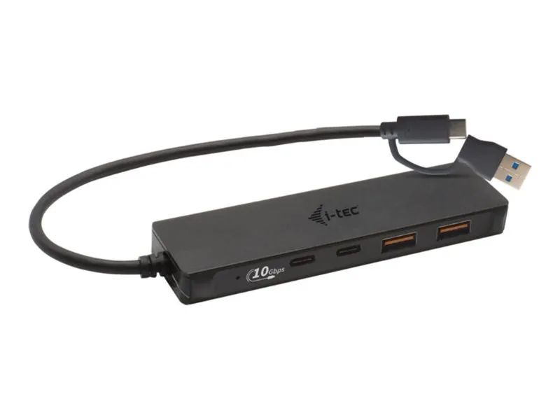 i-tec Hub - 2 x USB 3.2 Gen 2 + 2 x USB-C 3.2 Gen 2