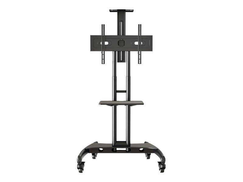 Peerless Tru Vue TRVT561 Mobile Height Adjustable Trolley - Wagen für LCD-Display - mattschwarz - Bildschirmgröße: 81.3-152.4 cm (32"-60")