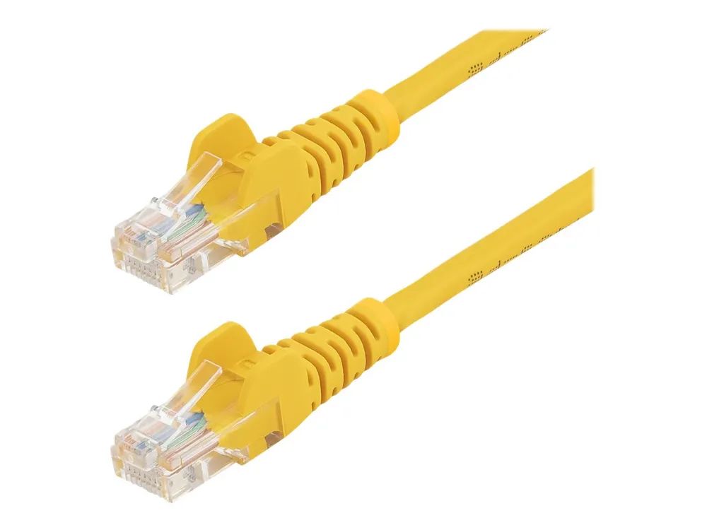 StarTech.com 3m Cat5e RJ45 UTP Netzwerkkabel Snagless - Cat 5e Patchkabel - Gelb - Stecker / Stecker - Patch-Kabel - RJ-45 (M)