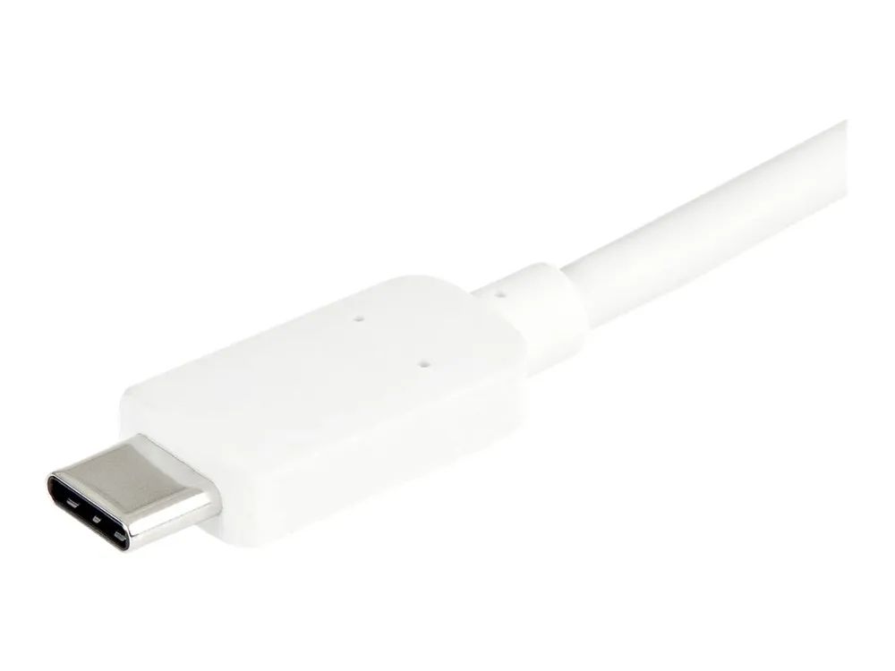 StarTech.com USB-C to HDMI Adapter - White - 4K 30Hz - Thunderbolt 3 Compatible - with Power Delivery (USB PD)