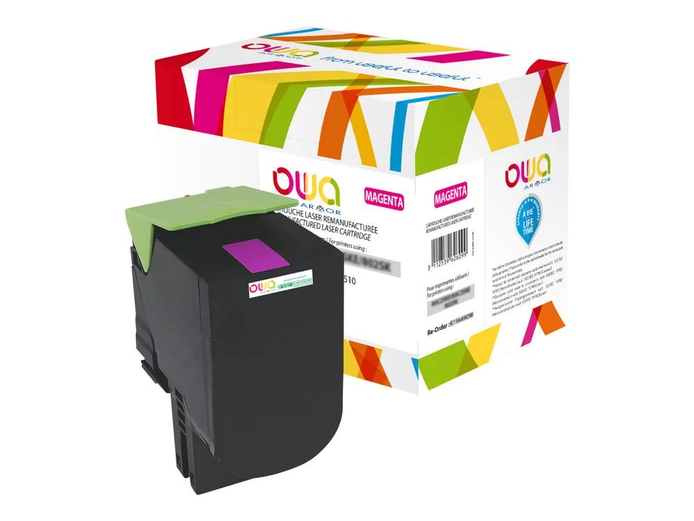Armor OWA - Mit hoher Kapazität - Magenta - kompatibel - wiederaufbereitet - Tonerpatrone (Alternative zu: Lexmark 70C2HME)