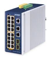Planet IP30 Industrial L2/L4/1000T 802.3at PoE+ - Switch - 0,1 Gbps