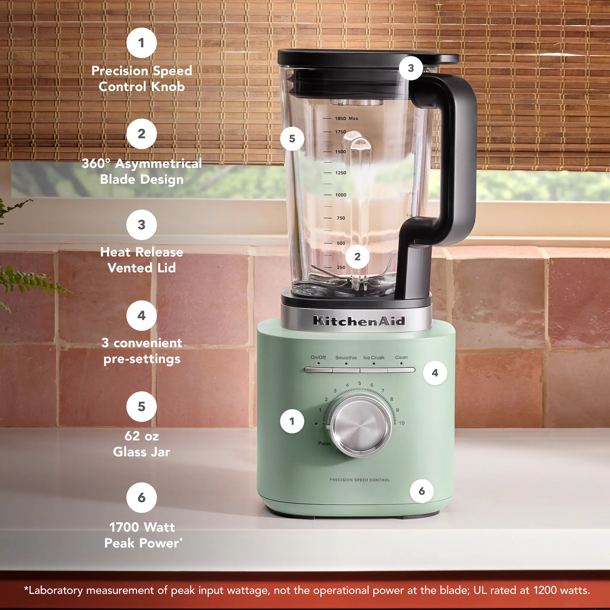 KitchenAid 1,85 L Pure Power -Cardamom