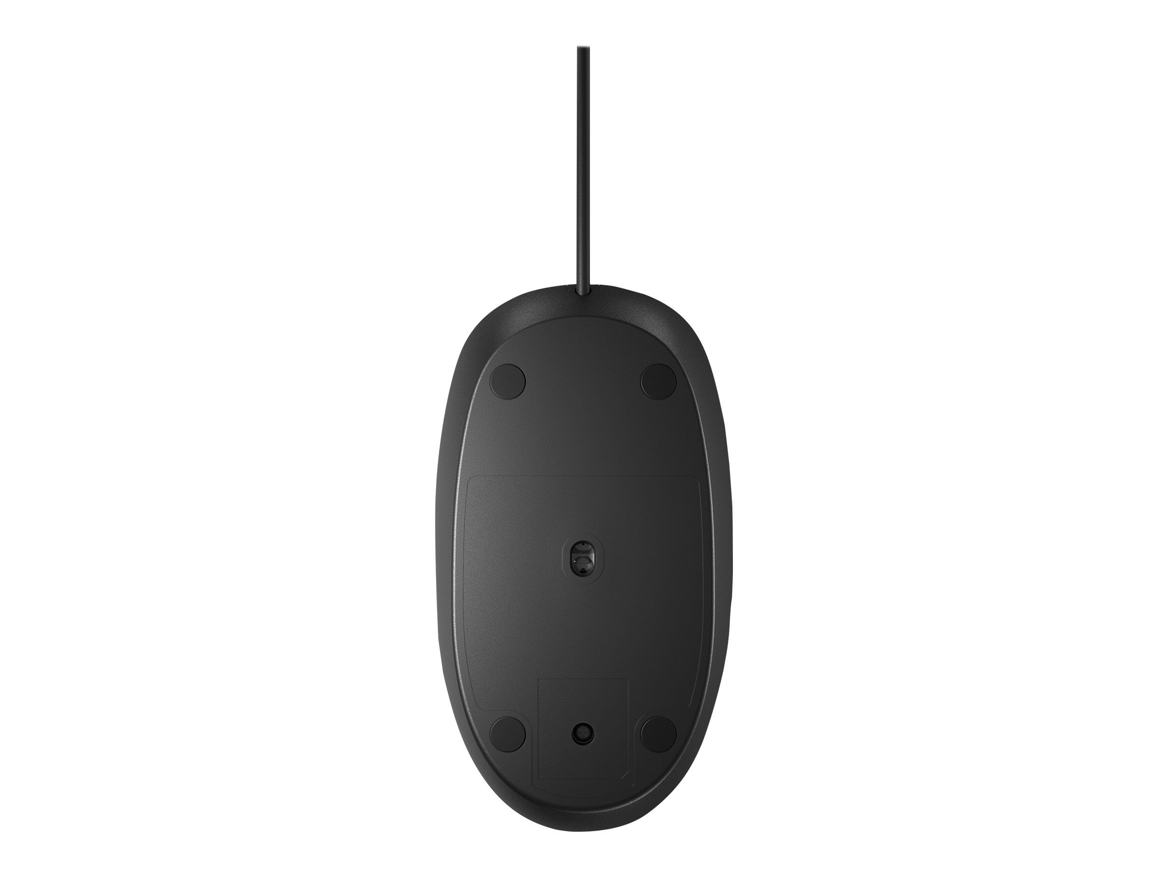 HP 128 - Maus - Laser - kabelgebunden - Schwarz