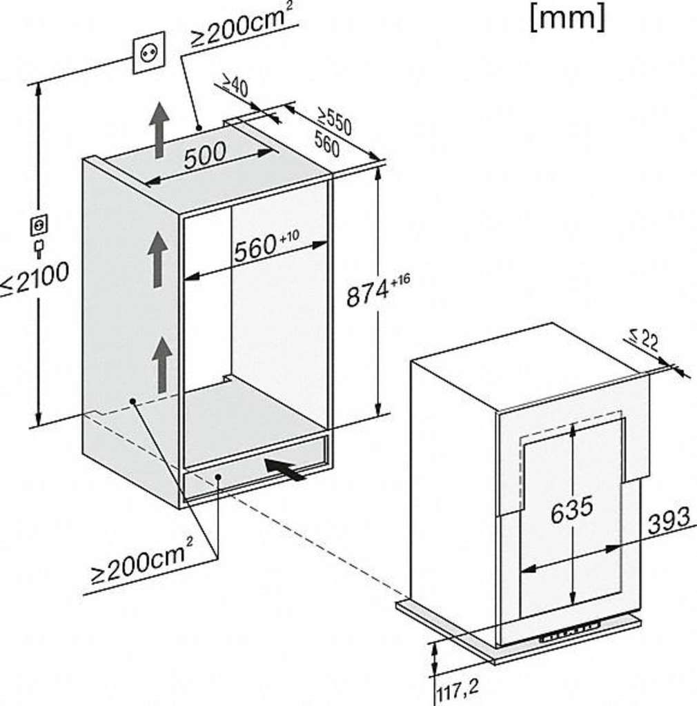 Miele KWT 6422 i Einbau-Weinschrank