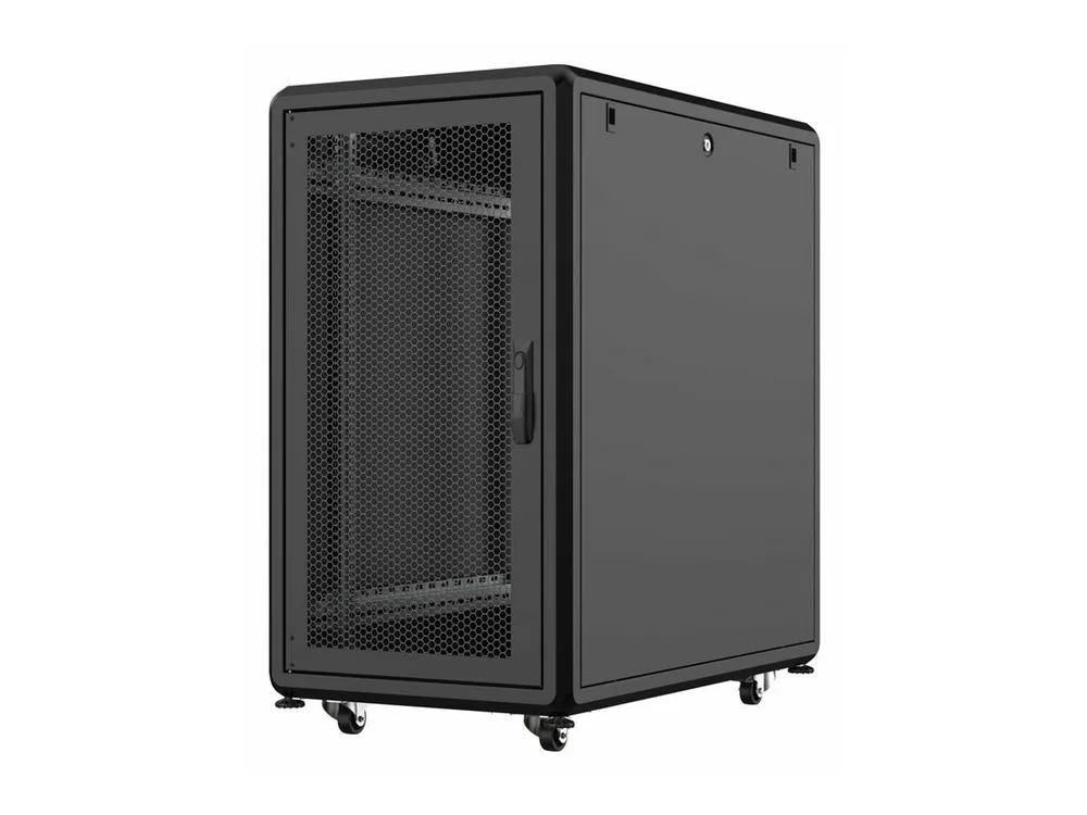 Lanview by Logon Server Line - Schrank Netzwerkschrank - 600 x 1000 mm - freistehend - Schwarz, RAL 9005 - 20U - 48.3 cm (19")