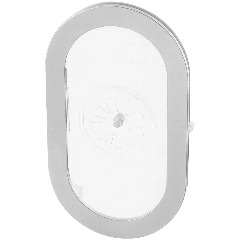 W.u.K. Schmidtschläger GmbH Beschläge Durchsprecher für 17 - 24 mm Glasstärke, 170 x 295 mm, Kunststoff hellgrau