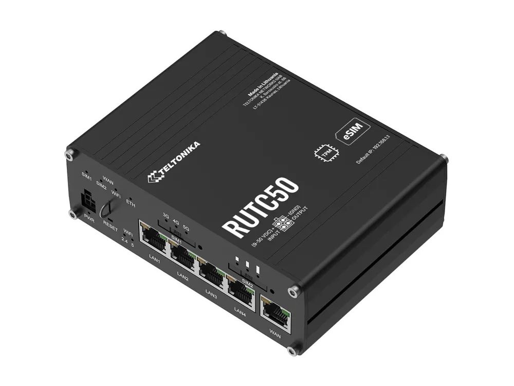 Teltonika RUTC50 - Wireless Router - WWAN 4-Port-Switch