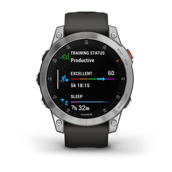 Garmin Epix, 22 mm, Schiefergrau/Silber