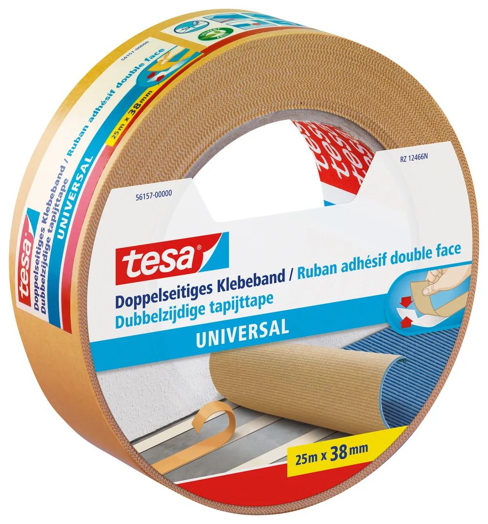 Tesa 56157 - Doppelseitiges Klebeband 25 m x 38 mm