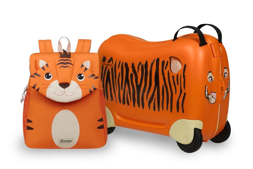SAMSONITE HAPPY SAMMIES ECO UPRIGHT 45/16 TIGER TOBY, TIGER TOBY