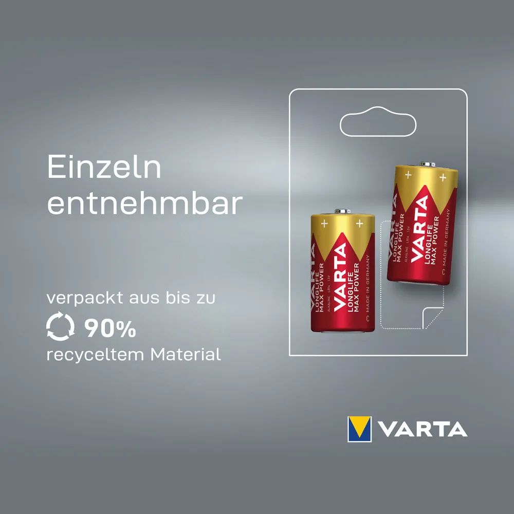 VARTA LONGLIFE Max Power C Blister 2
