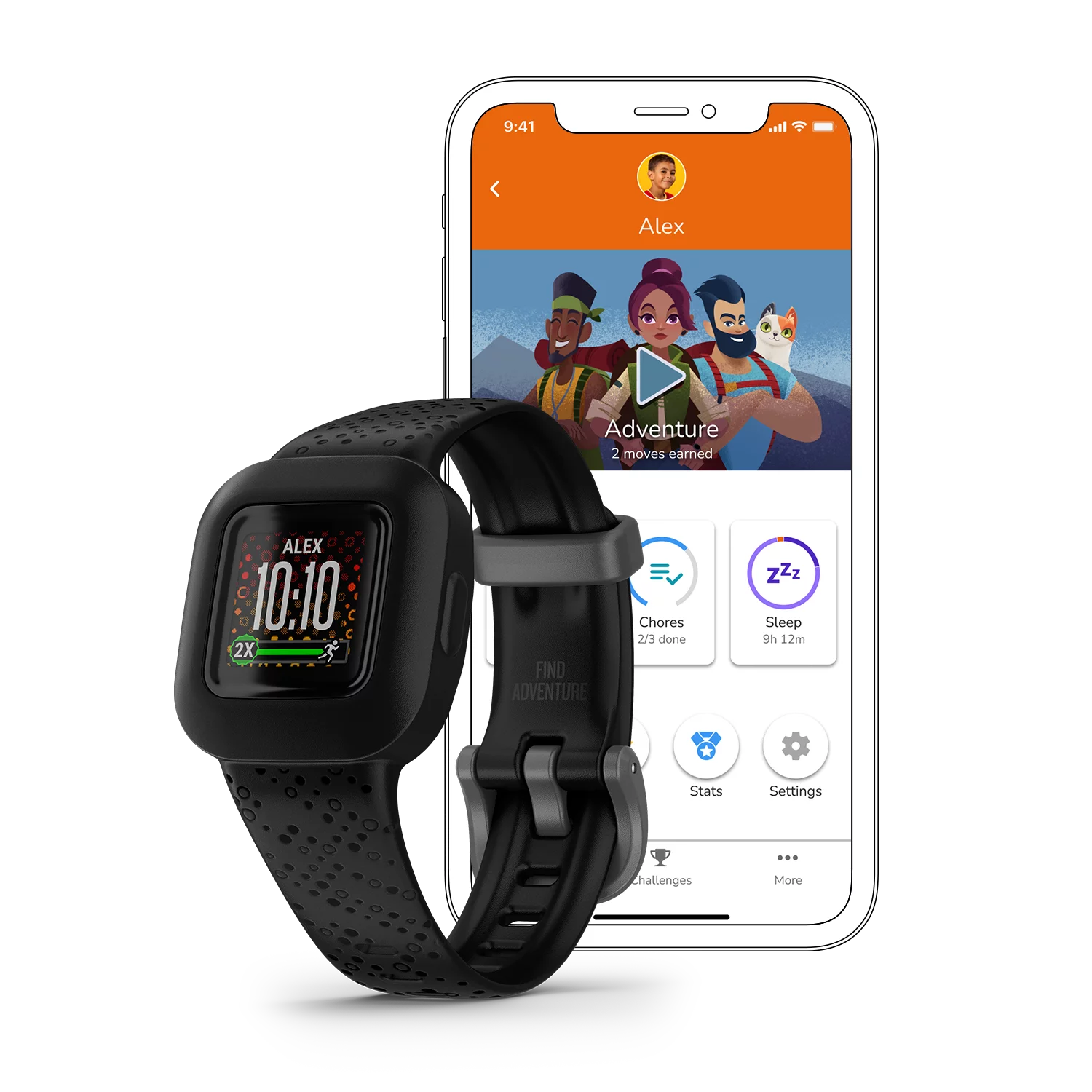 Garmin vívofit jr. 3, Cosmic Black