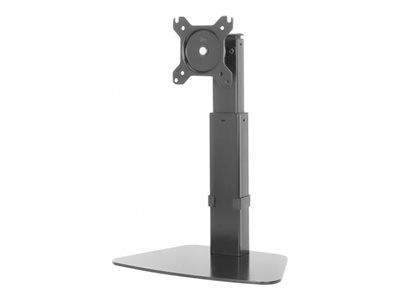 Manhattan TV & Monitor Mount (Gas Spring), Desk, Tilt/Swivel/Rotation/Height, 1 screen, Screen Sizes: 10-27", Black, Stand Assembly, VESA 75x75 to 100x100mm, Max 8kg, Lifetime Warranty - Aufstellung - für LCD-Display - Stahl - Schwarz Halbglanz - Bil
