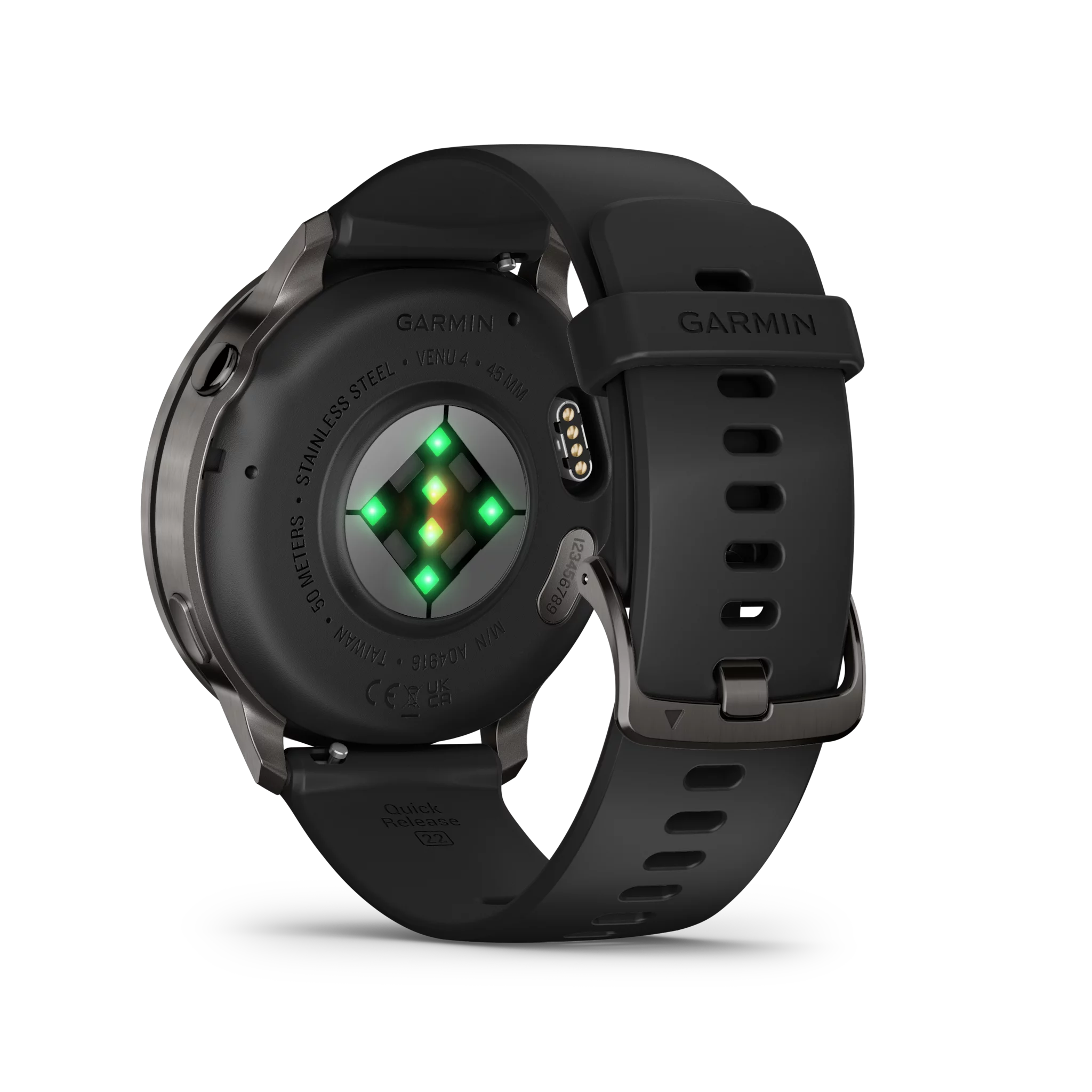 Garmin Venu 4, Schwarz/Schiefergrau, 45 mm