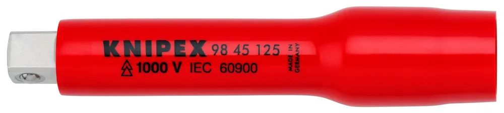 KNIPEX Verlängerung mit Innen- / Außenvierkant 1/2" 125 mm