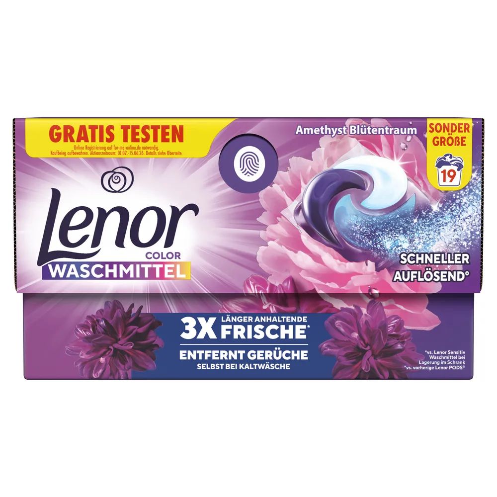 Lenor All-in-1 Pods Amethyst & Blütentraum