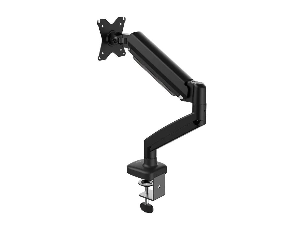 j5create JTSA101 - Befestigungskit (Monitorarm, Klemmmontagesockel, Tischplattenbohrung) - für Monitor - ergonomisch - Aluminium, Kunststoff, Stahl - Schwarz - Bildschirmgröße: 43.2-81.3 cm (17"-32")