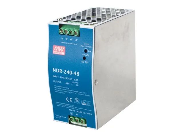 Planet MEAN WELL DR-240-48 - Netzteil (DIN-Schienenmontage möglich)