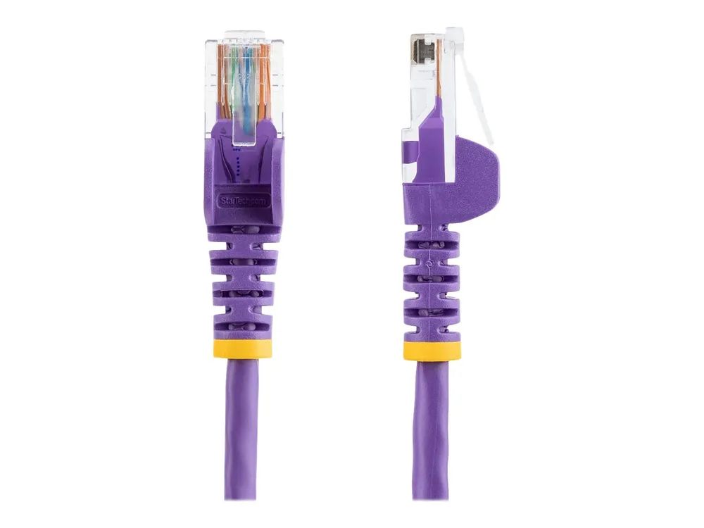 StarTech.com 10m Cat5e Ethernet Netzwerkkabel Snagless mit RJ45 - Cat 5e UTP Kabel - Lila - Patch-Kabel - RJ-45 (M)