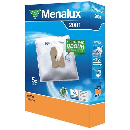 Menalux STAUBBEUTEL 5STK+1MICROFILTER / MENALU 2001 F.BOSCH/SIEMENS 900196142