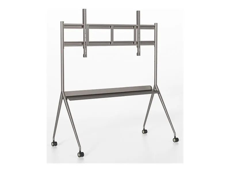 Hikvision DS-D5ABKY2-B - Wagen - für Flachbildschirm - SPCC-Stahl - silbergrau - Bildschirmgröße: 218.4 cm - 248.9 cm (86"-98")
