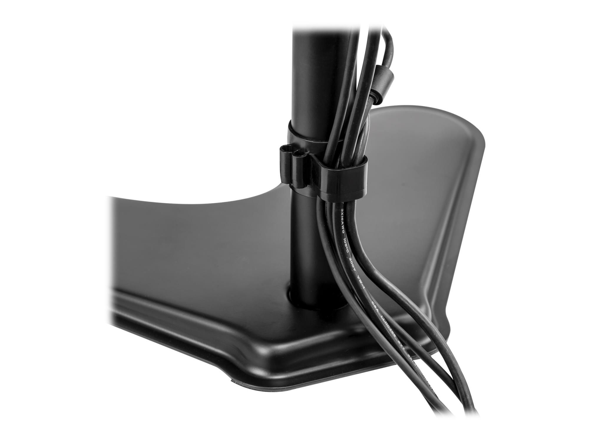 Fellowes Professional Series Free-standing Dual Stacking Monitor Arm - Aufstellung - für 2 Monitore - Stahl - Schwarz - Bildschirmgröße: bis zu 81,3 cm (bis zu 32 Zoll)