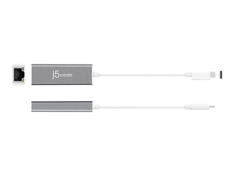 j5create JCE133G - Netzwerkadapter - USB-C 3.1