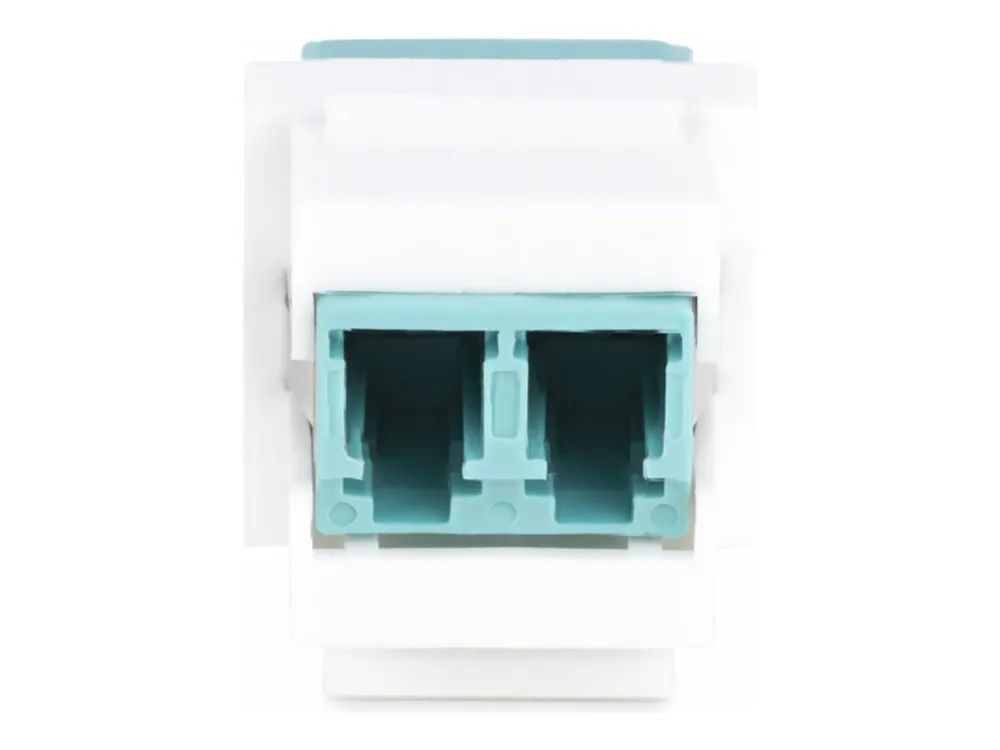 StarTech.com LC to LC Coupler, LC Fiber Coupler, LC/UPC Keystone Jack, Fiber Optic LC Keystone Coupler for Patch Panel - LC to LC Duplex (DMFKSLCLCCOUPLER)