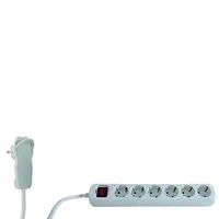REV Ritter REV - Steckdosenleiste - Wechselstrom 230 V - 3500 Watt - Ausgangsanschlüsse: 6 (Stromversorgung)