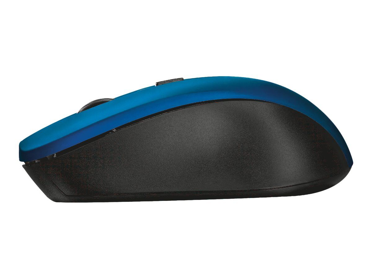 Trust Silent Click Mydo - Maus - rechts- und linkshändig - 4 Tasten - kabellos - 2.4 GHz - kabelloser Empfänger (USB)