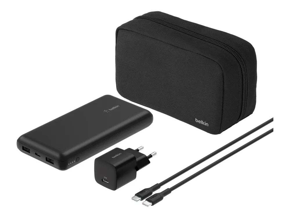 Belkin BoostCharge Powerbank Set 20.000mAh USB-C Ladeg. BU042kqBK