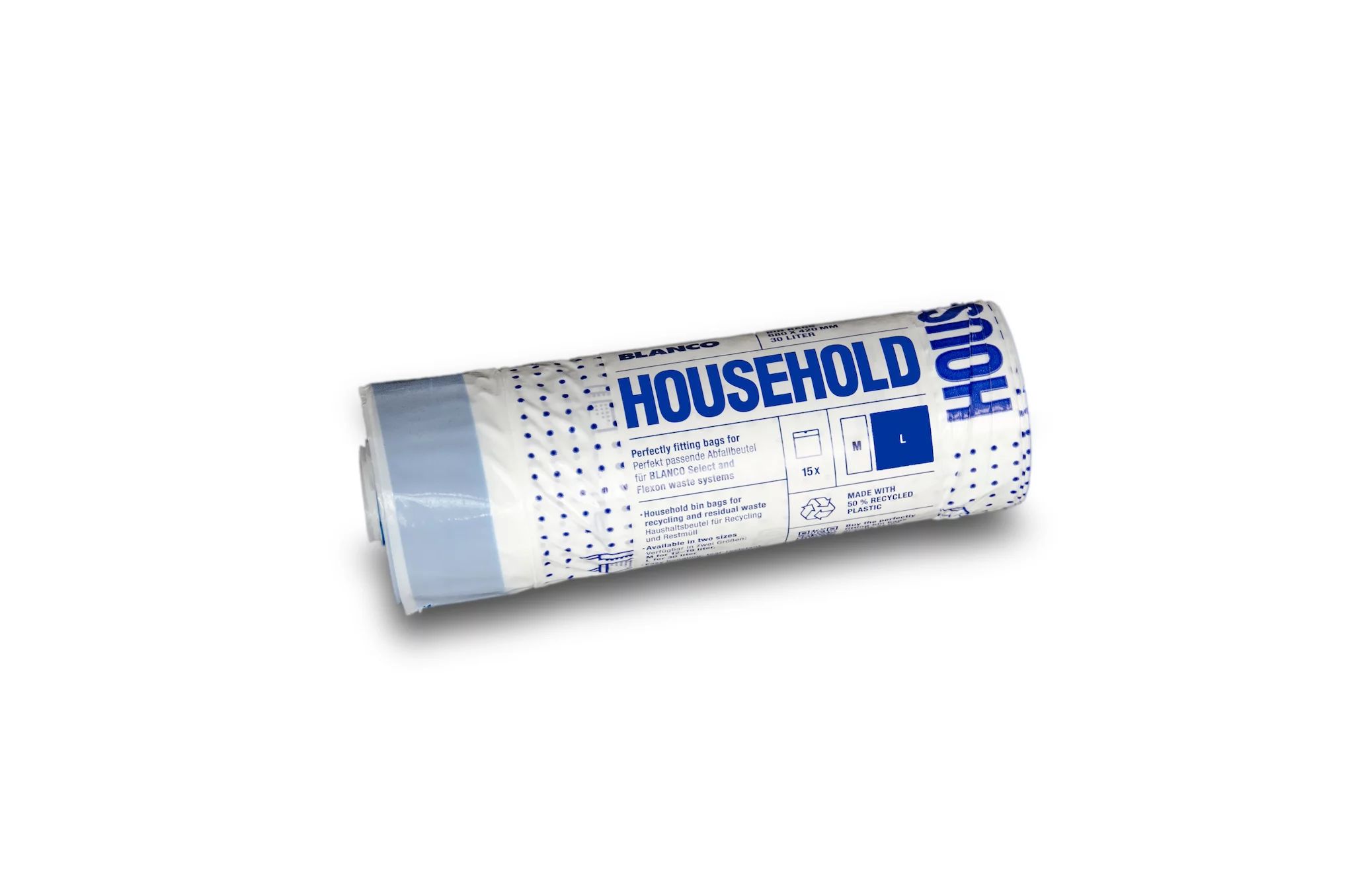 Blanco Haushaltsmüllbeutel L (30 liter / 15 stk.)