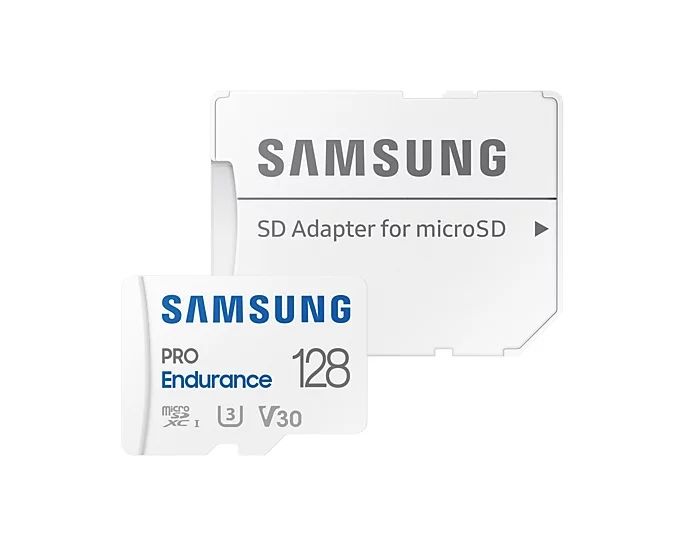 Samsung PRO Endurance MB-MJ128KA - Flash-Speicherkarte (microSDXC-an-SD-Adapter inbegriffen)