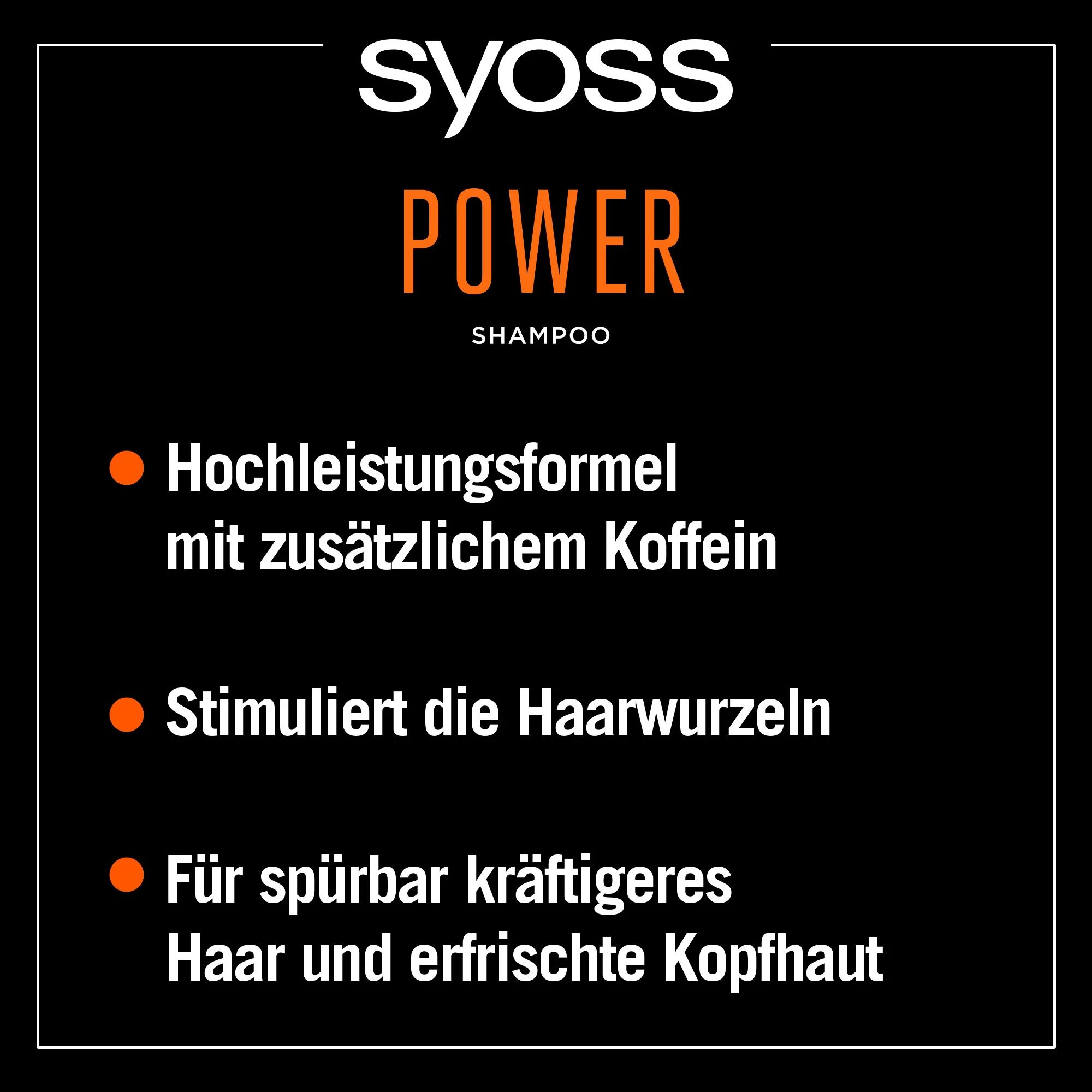 Syoss Shampoo Men Power, 440ml 