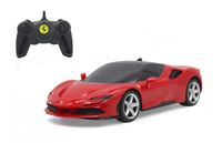 JAMARA Ferrari SF90 Stradale - Auto - Elektromotor - 1:24 - Fahrbereit (RTD) - Rot - Kunststoff